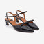 Veronique Slingback nere con fiocco