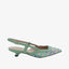 Tripoli Slingback verde acqua