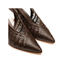 Slingback ovetto pelle intrecciata caffè Pons Quintana Moritz