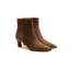 Tronchetto Donna Marrone Effetto Camoscio Tacco 5,5 cm con Cerniera – Tamaris