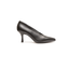 Décolleté Donna Nera in Pelle Scollo a V Tacco 7,5 cm – Brera