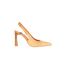 Decolletè slingback in pelle e rafia - Letha
