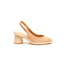 Slingback rosa chiaro in pelle e corda - Moana