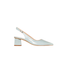 Slingback a punta in pelle tacco basso esagonale Chimi Lodilove