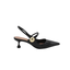 Slingback in vernice nera  Ariel