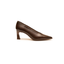 Décolleté Donna Caffè in Pelle Tacco 6,5 cm – Hispanitas