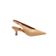 Slingback in pelle colore nocciola Angel Alarcon
