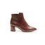 Tronchetto Donna Bordeaux in Ecopelle Tacco a Blocco 5,5 cm con Cerniera – Tamaris