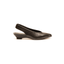 Slingback Donna Nera in Pelle Stampa Mini Cocco Tacco Zeppa 3,2 cm – Gaimo Morgana