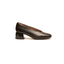 Décolleté Donna Nera in Pelle Tacco 4,5 cm Punta Ampia – Hispanitas