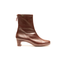 Stivaletto bordeaux in pelle nappa con zip e tacco 4,5 cm Gaimo