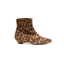 Stivaletto leopardato in camoscio con tacco 3,2 cm Gaimo