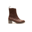 Tronchetto Donna Bordeaux in Pelle Tacco 5 cm – Gaimo