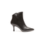 Tronchetto Donna Nero in Pelle Tacco 7 cm con Cerniera – Brera