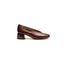 Décolleté Donna Bordeaux in Pelle Tacco 4,5 cm Punta Ampia – Hispanitas