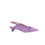 Slingback camoscio lilla Gisel
