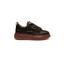 Sneakers Donna Nere Slip On Suola Alta Bordeaux – Andia Fora