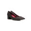Décolleté Donna Nera Effetto Scamosciato Tacco Largo 5 cm – Tamaris