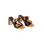 Sandalo Sabot in pelle colore nero Palke