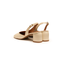 Slingback spuntata bianca - Cristina