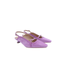 Slingback camoscio lilla Gisel