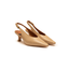 Slingback in pelle colore nocciola Angel Alarcon