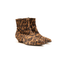 Stivaletto leopardato in camoscio con tacco 3,2 cm Gaimo