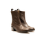 Tronchetto Donna Marrone Cioccolato in Pelle Tacco 5 cm – Gaimo