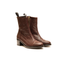 Tronchetto Donna Bordeaux in Pelle Tacco 5 cm – Gaimo