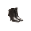Tronchetto Donna Nero in Pelle Tacco 7 cm con Cerniera – Brera