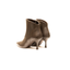 Tronchetto Donna Testa di Moro in Pelle Tacco 7 cm con Cerniera – Brera