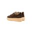 Sneakers Donna Marroni Slip On Suola Alta Beige – Andia Fora