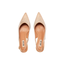 Slingback in pelle con strass Paula