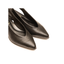 Slingback Donna Nera in Pelle Stampa Mini Cocco Tacco Zeppa 3,2 cm – Gaimo Morgana