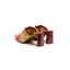 Sabot in pelle multicolor Hispanitas