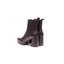 Stivaletto Chelsea nero in pelle con plateau 2 cm e tacco 8 cm Evro Fashion