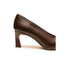 Décolleté Donna Caffè in Pelle Tacco 6,5 cm – Hispanitas