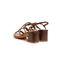 Sandalo con strass marrone BibiLou