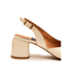 Slingback spuntata bianca - Cristina
