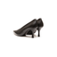 Décolleté Donna Nera in Pelle Scollo a V Tacco 7,5 cm – Brera