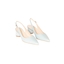 Slingback a punta in pelle tacco basso esagonale Chimi Lodilove