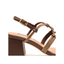 Sandalo con strass marrone BibiLou