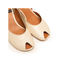 Slingback spuntata bianca - Cristina