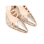 Slingback rosa cipria e argento