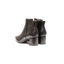 Tronchetto Donna Nero in Ecopelle Tacco a Blocco 5,5 cm con Cerniera – Tamaris