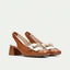 Hanoi Slingback con frange e pietre
