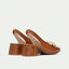 Hanoi Slingback con frange e pietre